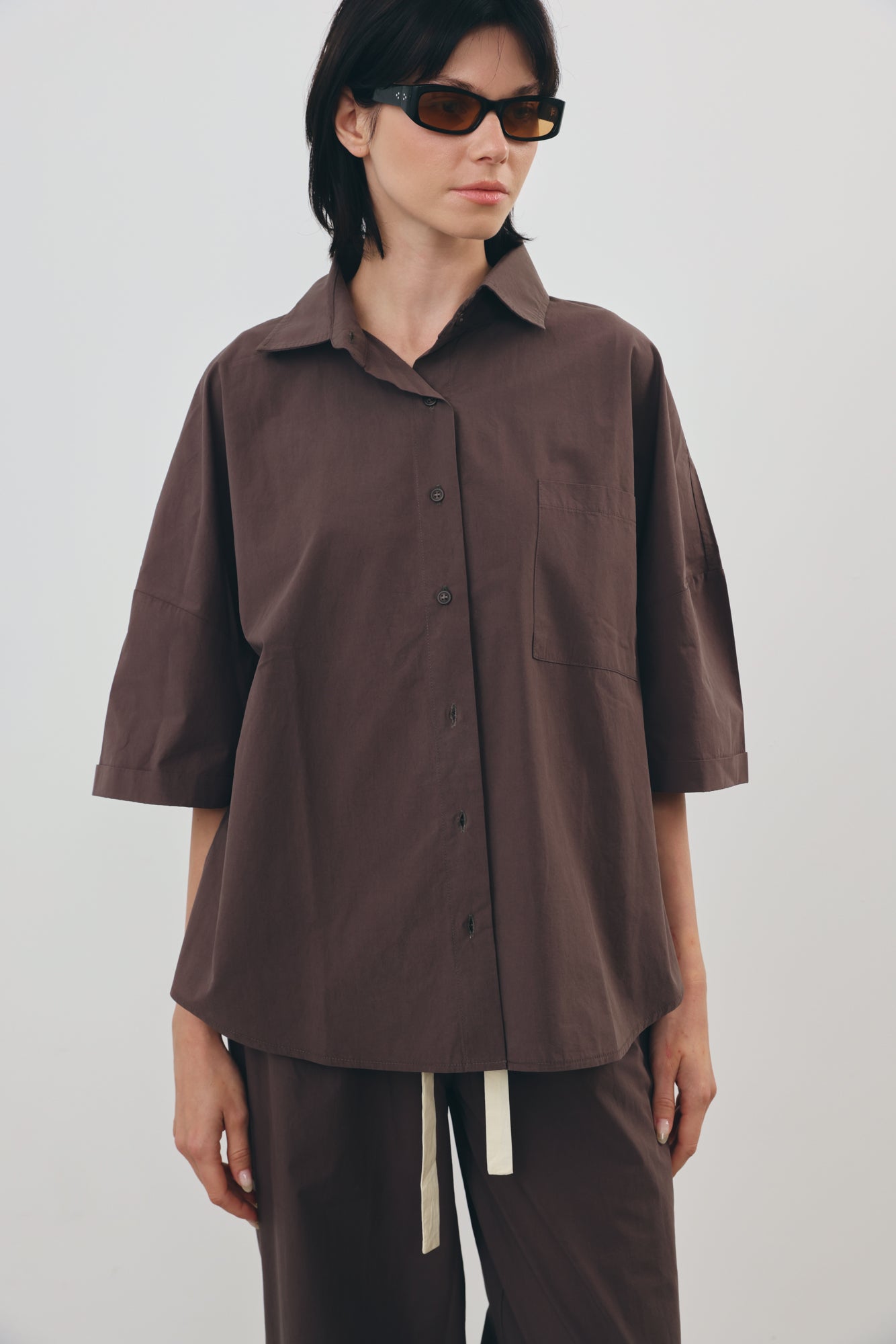 Boxy Button Shirt