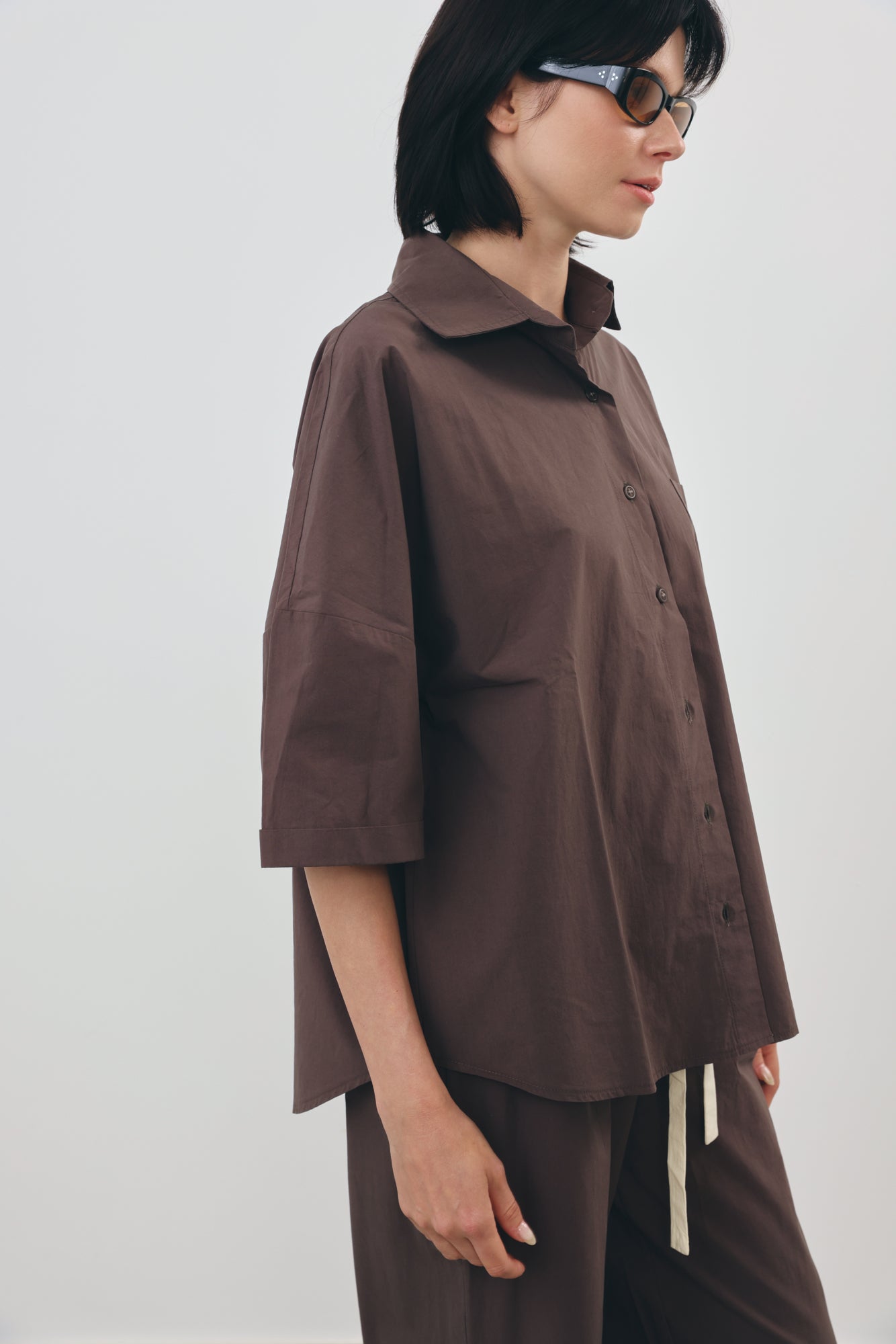 Boxy Button Shirt