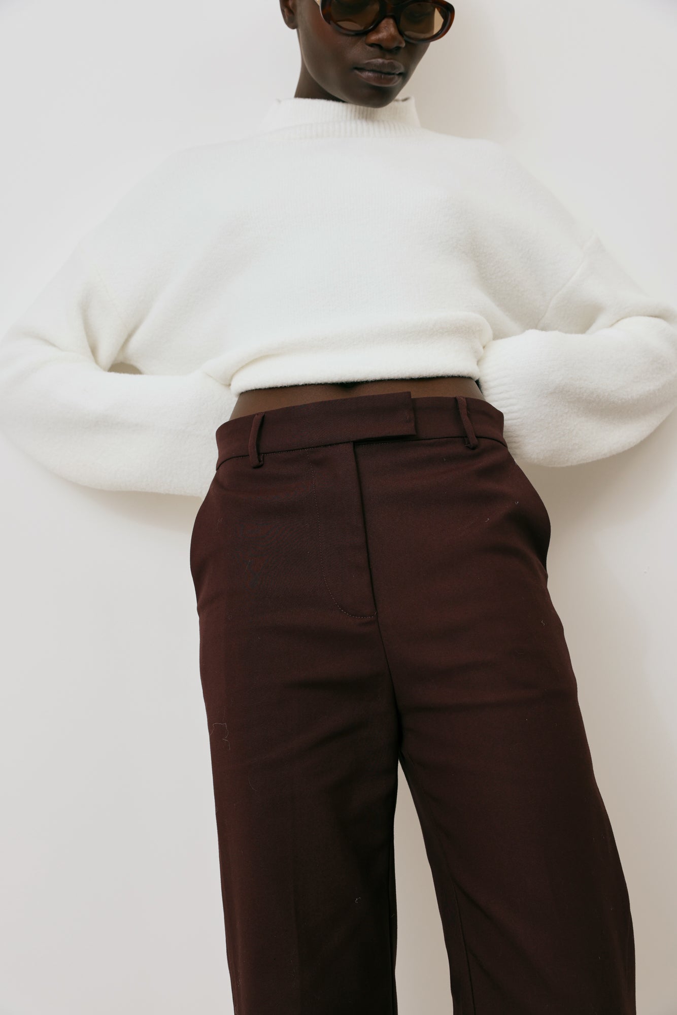 Straight-Leg Trousers