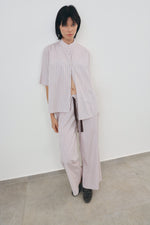 Stripe Wide-Leg Pants