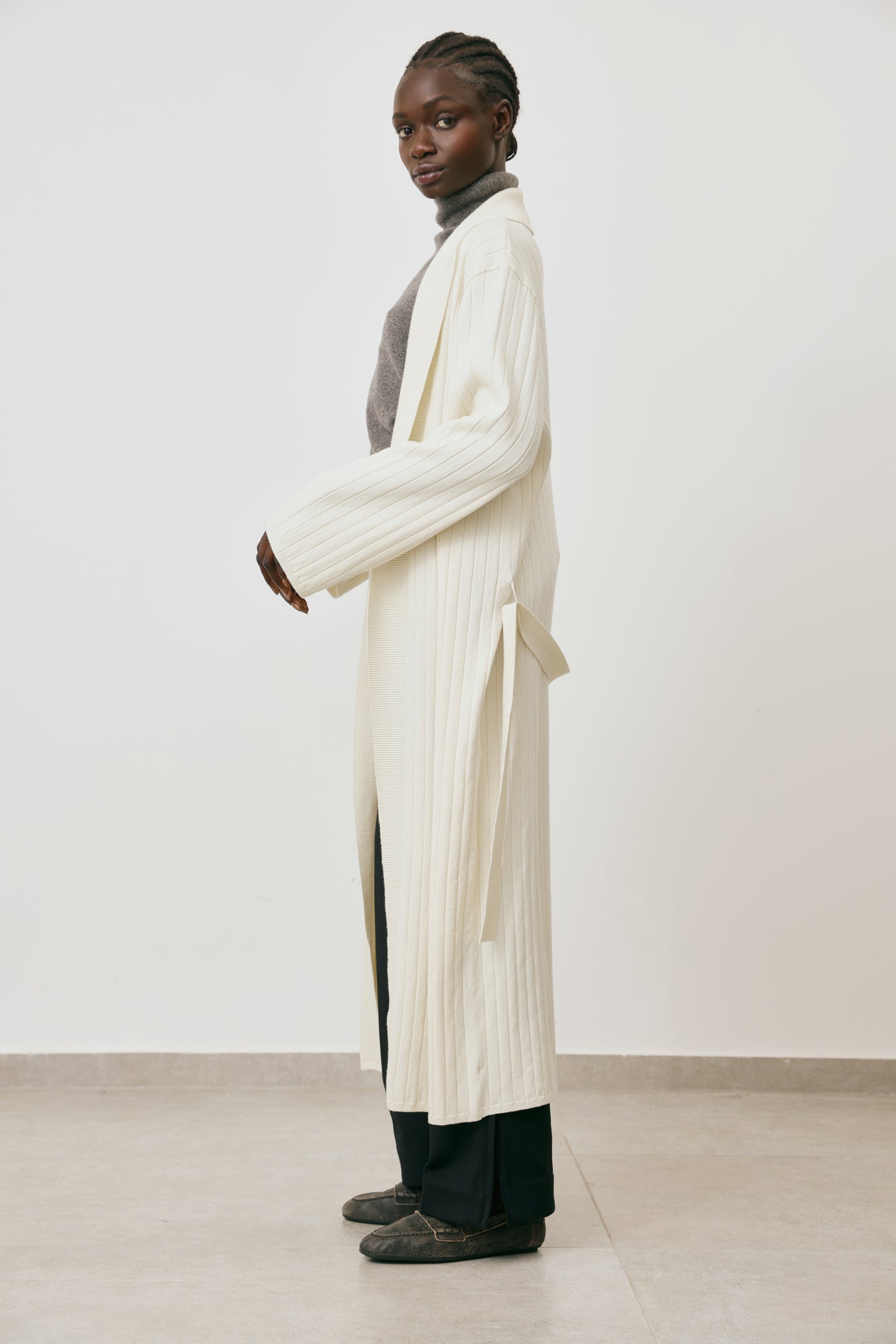 Ribbed Knit Cardigan