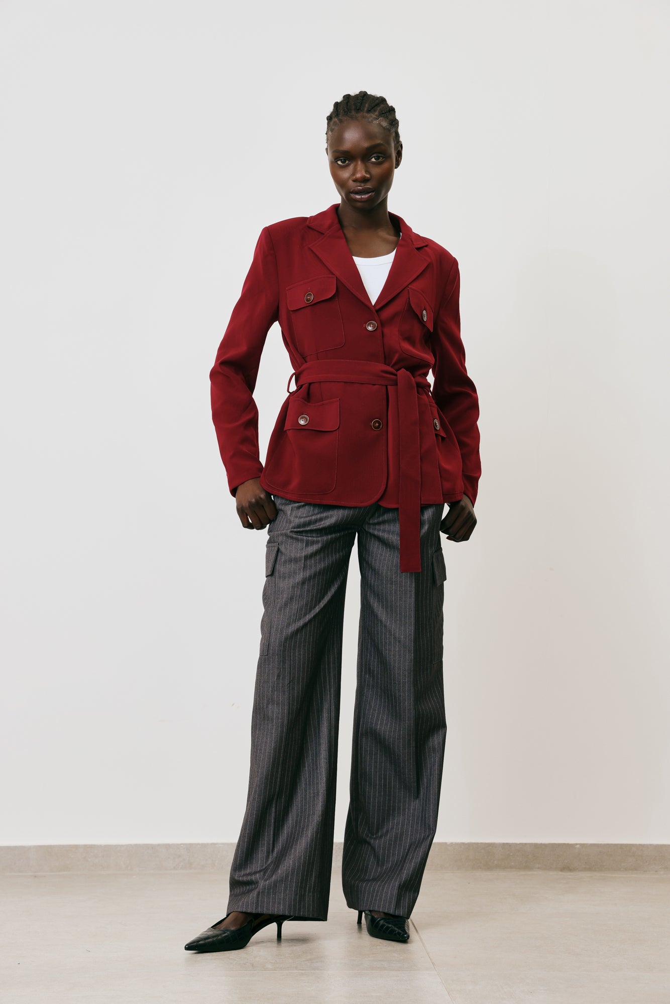 Pin Strips cargo pants