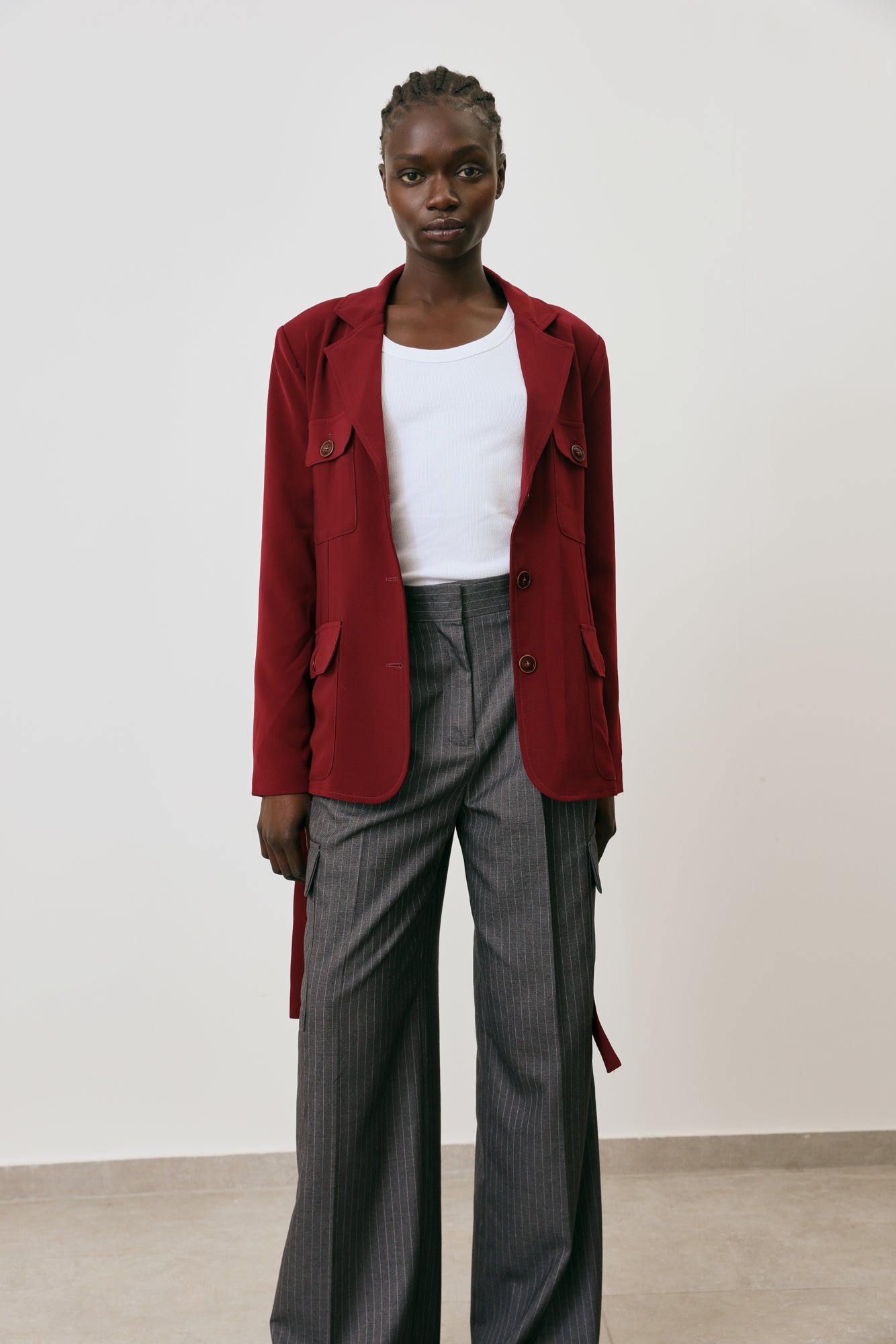 Pin Strips cargo pants