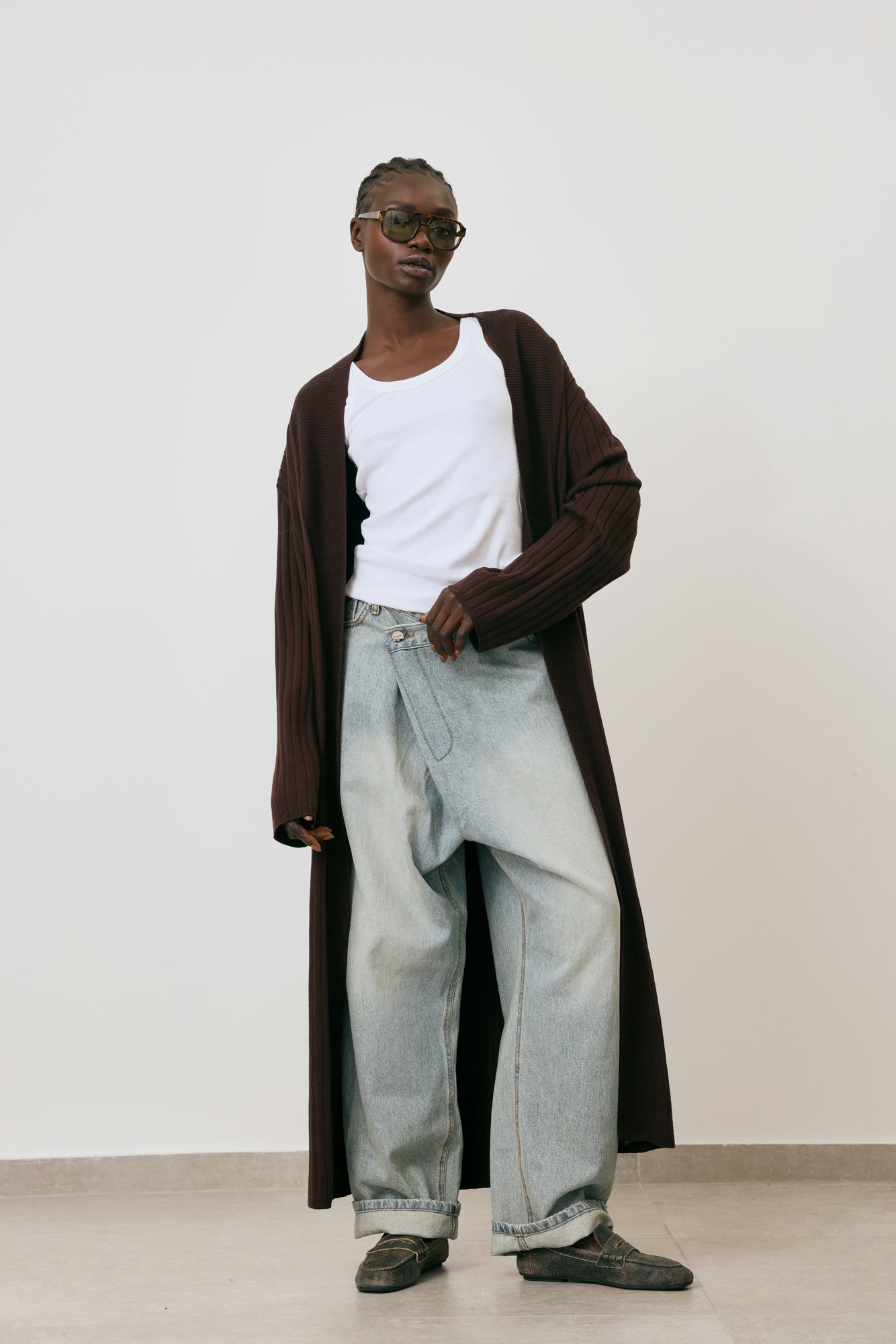 Ribbed Knit Cardigan