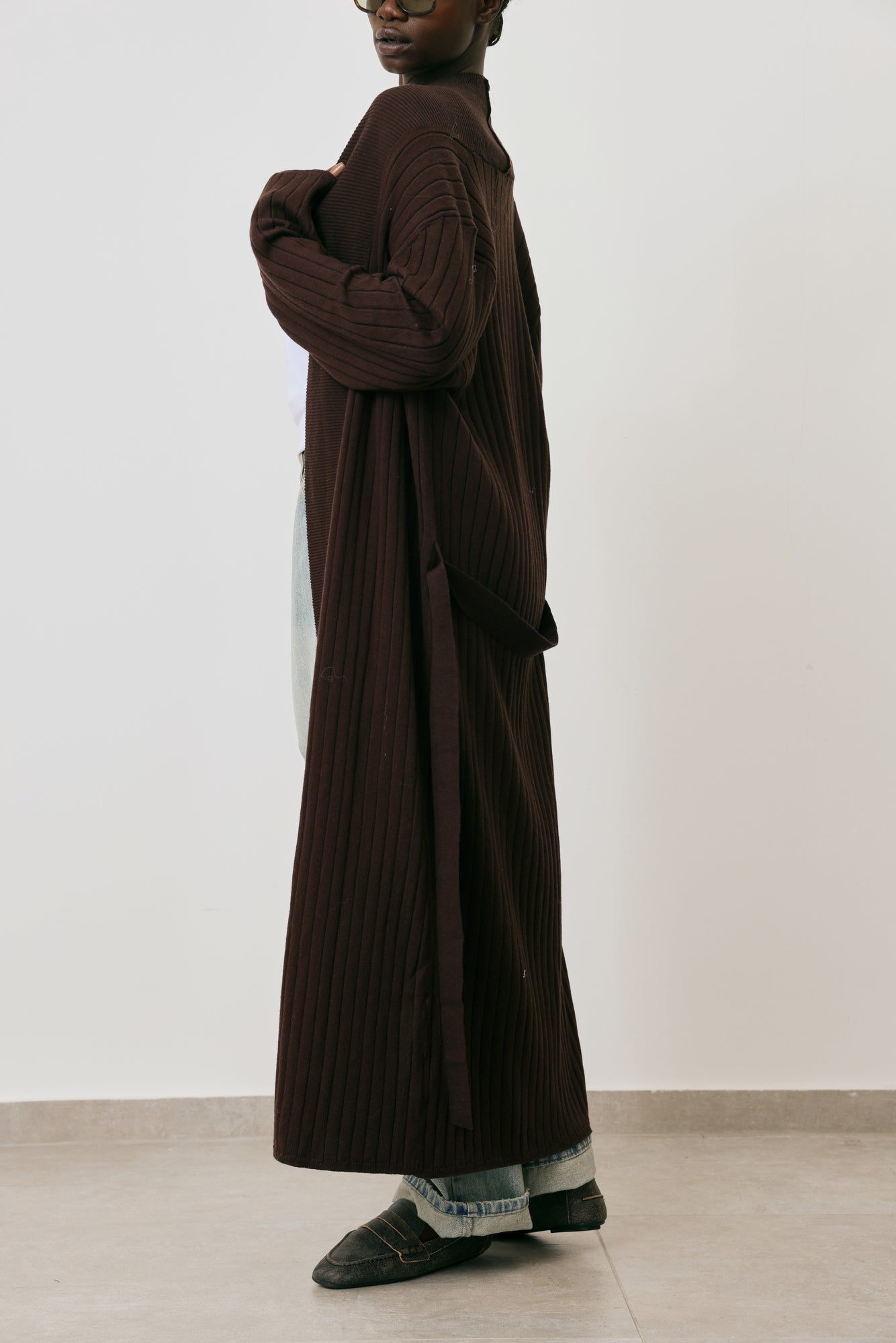 Ribbed Knit Cardigan